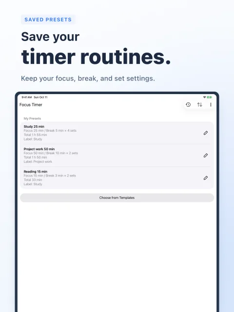 Your saved timer routines